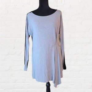 WHBM Long Sleeve Asymmetrical Top Size Medium